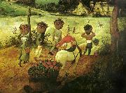 Pieter Bruegel detalilj fran slattern,juli Spain oil painting artist
